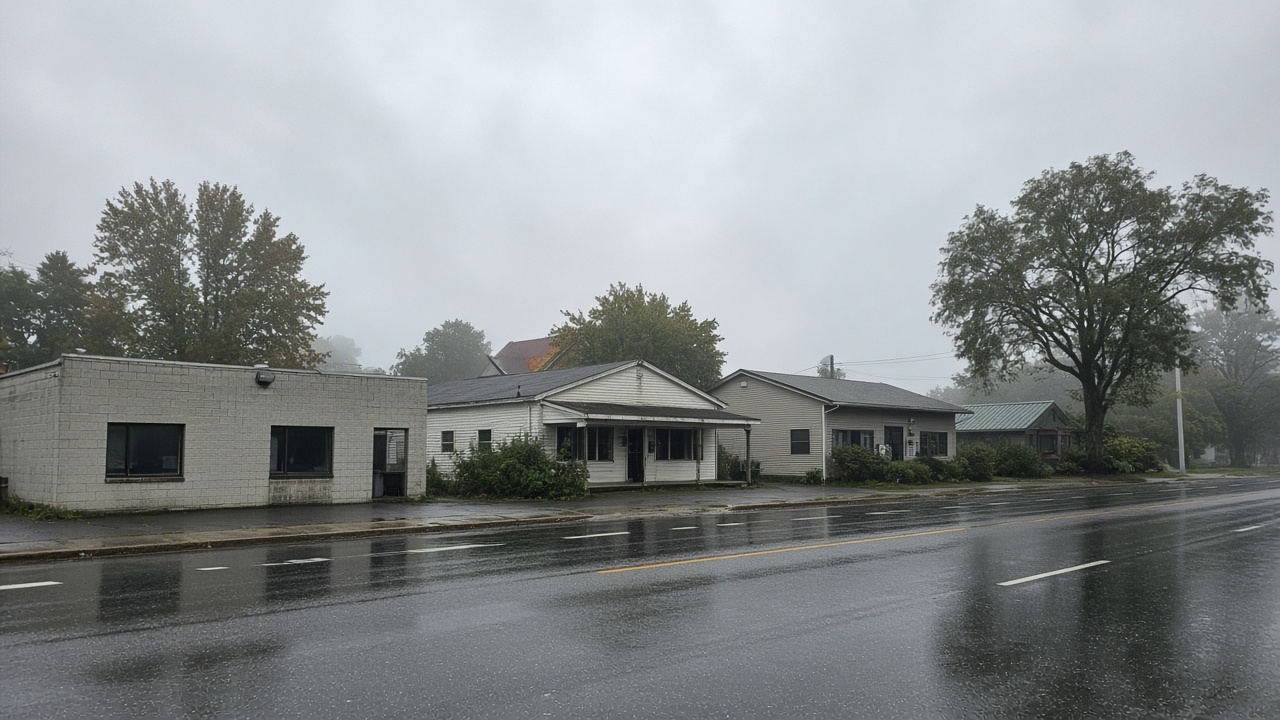 Commercial frontage along Tyngsboro Road in North Chelmsford